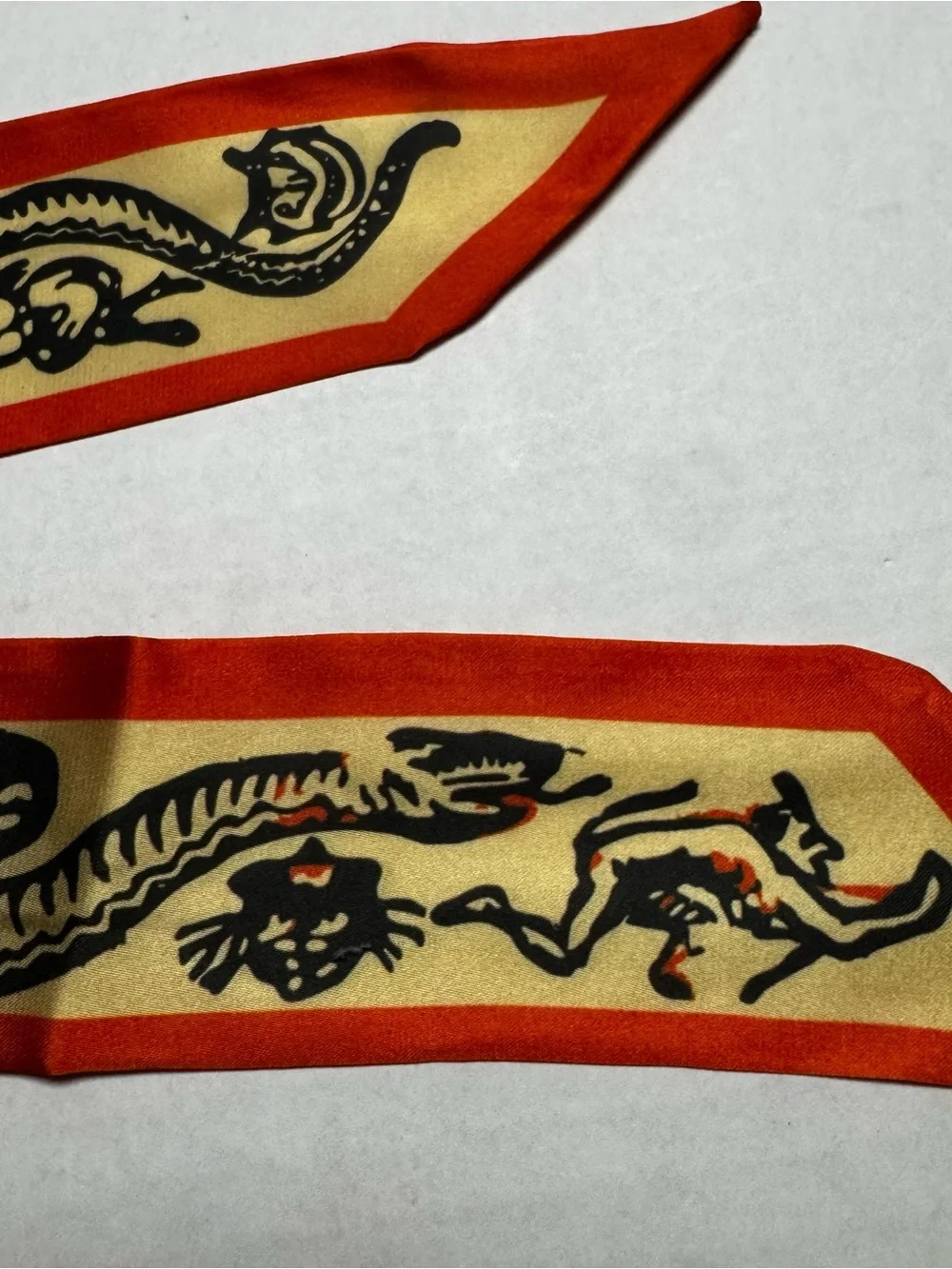 Heading Spooky Skinny Scarf Neck Scarf, Hair Tie, Wrist Wrap, or Bag Accent